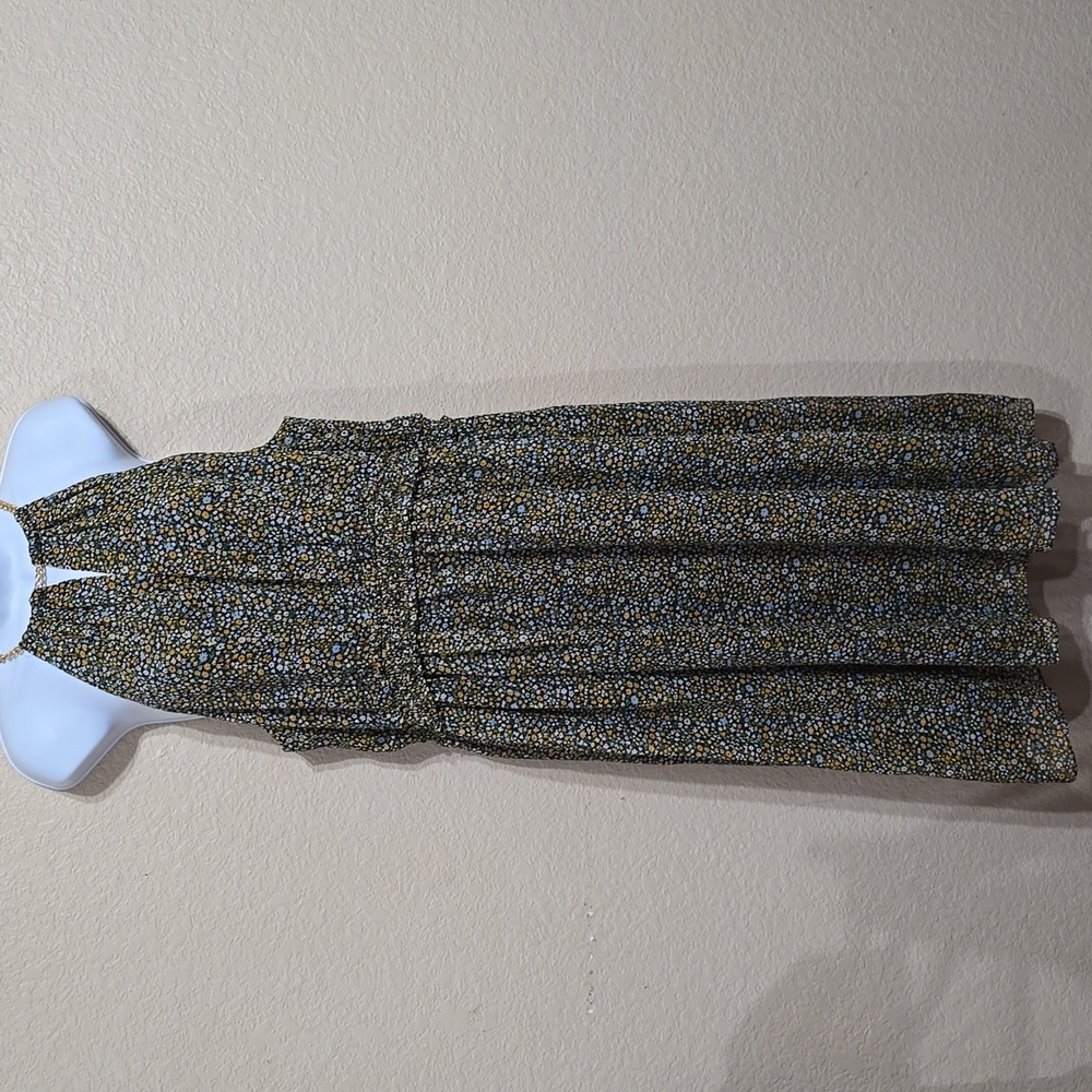 Michael Kors Blue and Yellow Dress